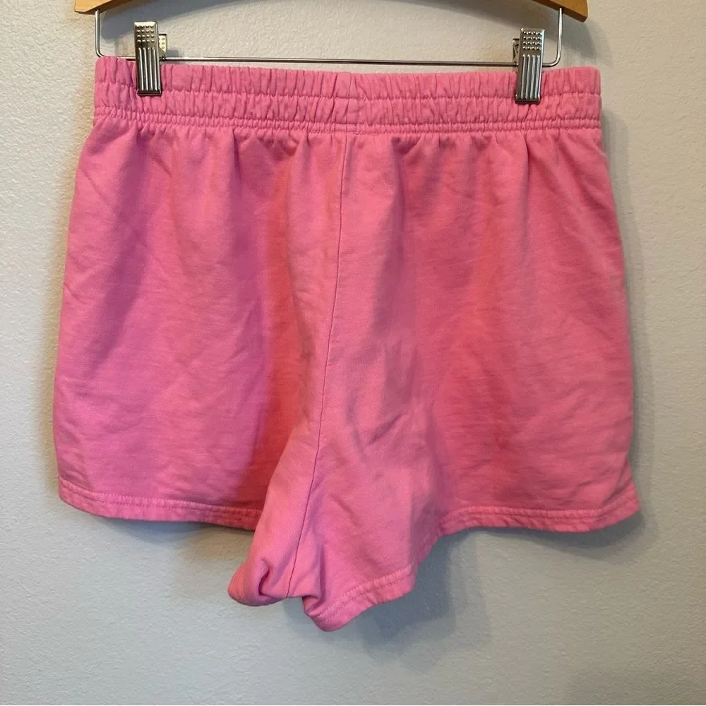 PacSun Barbie Pink Athletic Shorts Relaxed Fit Elastic Waistband